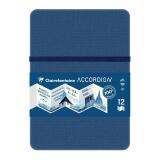 Accordion Book carnet accordéon 9F A6 300g - Bleu
