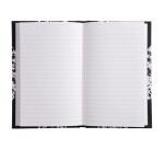 Carnet Marbre 170x110, 192 pages lignées - Blanc