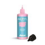 Darwi Flacon de 80 ml de Peinture Acrylique Universelle Nacrée - Rose