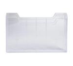 Clasificador de pared - A4 Horizontal - 1 compartimiento - 29,7 x 21 cm - 38x337x213 mm - Cristal