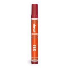 DARWI Marqueur Peinture Textile Pointe Conique Fine 3mm - Rouge cerise