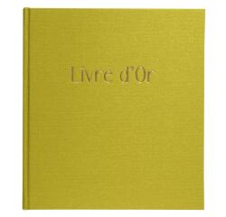 Livre d'or 140 pages tranche or Pop'N Co