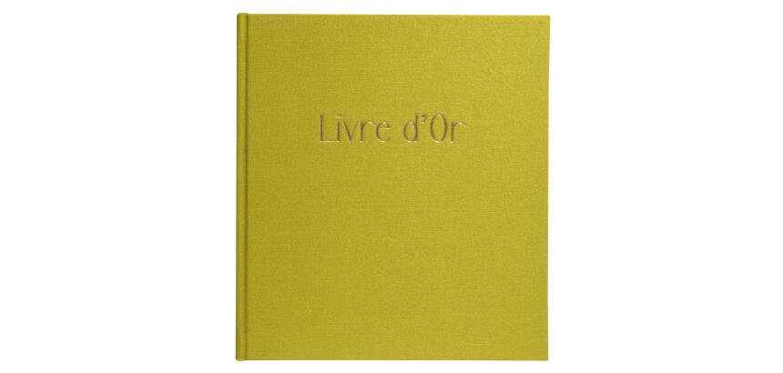 Livre d'or 140 pages tranche or Pop'N Co