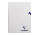 Cahier piqué Mimesys A4 80 pages quadrillé 4x8 + marge couverture polypropylène Couleur aléatoire - Assortis