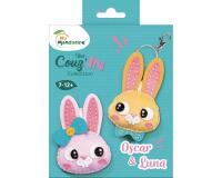 Mini Couz'IN Duo Lapin - Rose