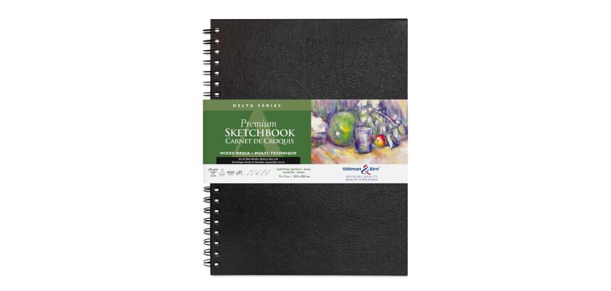 Delta Series carnet spiralé 25F 22,9x30,5cm 270g - Ivoire