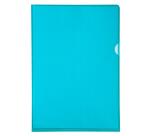 Sachet de 10 pochettes coin PVC lisse haute résistance 13/100e - A4