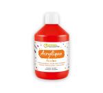 ACRYLIQUE MATE 500 ML VERMILLON - vermillon