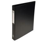 Classeur rembordé polypropylène 4 anneaux ronds de 25mm sur 3eme de couverture