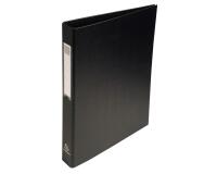 Classeur 4 anneaux cartonné Exacompta A4 - Dos 4 cm noir