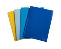 Carpetas de fundas Bee Blue reciclado semirígido 5/10e - (Vistas: 80 Fundas: 40) - 24x32 cm para A4 - Colores surtidos