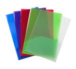 Sachet de 10 chemises double poche polypropylène souple 2/10e - A4 ou A3