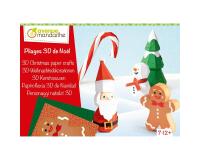 Boîte créative, Pliages de Noël 3D - Rouge