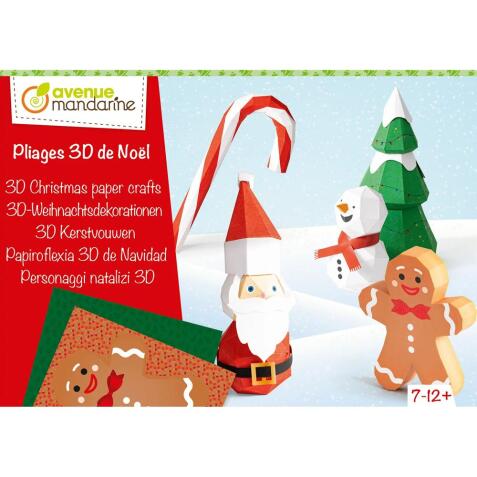 Boîte créative, Pliages de Noël 3D