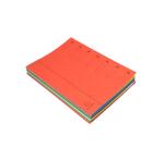 Trieur extensible Harmonika sans élastique fenêtres imprimées 7 compartiments - A4 - Rouge