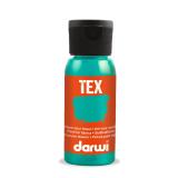 DARWI Flacon de 50 ml de Peinture Textile Nacrée - Emeraude nacré