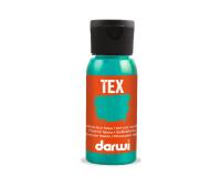 DARWI Flacon de 50 ml de Peinture Textile Nacrée - Emeraude nacré