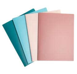 Sichtmappe Recycling-PP, mittelfest, 30 Hüllen, Skandi - Farben sortiert