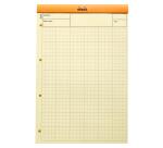 Stapled Audit Pad, 210 x 318 mm, 80 sheets, orange