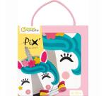 Pix Gallery, Tambourin Licorne - Blanc