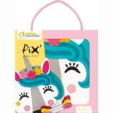 Pix Gallery, Tambourin Licorne - Blanc