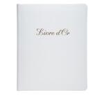 Gastenboek Alpille lederen omslag - 140 pagina's - 26x22cm verticaal