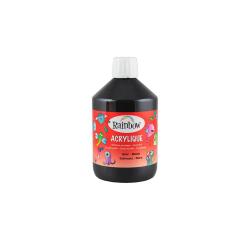 ACRYLIQUE MATE 500 ML NOIR - Noir
