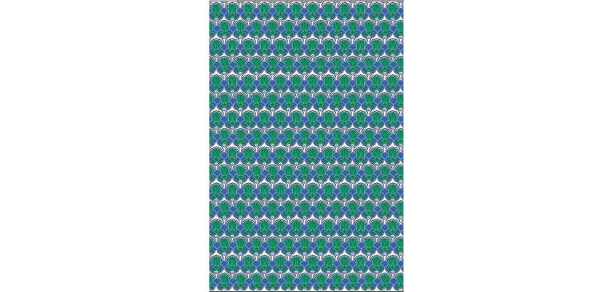 769 - Pochette 20 feuilles Décopatch - Vert