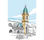 COLORIAGE, Carnet de 48 pages 120g/m² au format 21x29,7cm - Villes