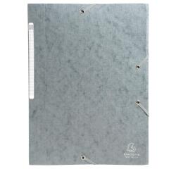 Chemises à élastiques carte lustrée 3 rabats monobloc