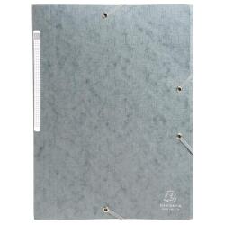 Chemises à élastiques carte lustrée 3 rabats monobloc