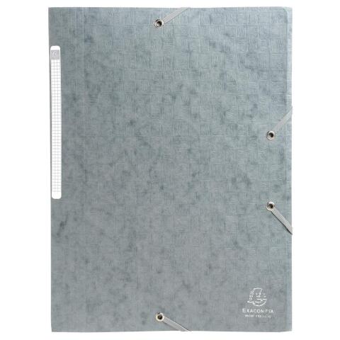 Carpetas Exacompta con gomas cartulina lustrada 3 solapas "monobloc"