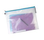 Funda bolsa EVA transparentes cierre con cremallera A3 3/10e - Colores surtidos