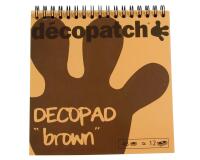 Bloc color Decopad brun - Marron
