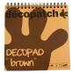 Bloc color Decopad brun - Marron