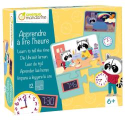 Jeu éducatif, Apprendre à lire l'heure - Multicolore