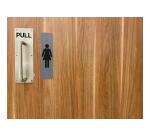 Plaque de signalisation 'Homme'