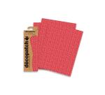 Pochette 3 Feuilles Identiques Ref 812 - Rouge