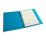 Intercalaires imprimés Carte peau 155g 12 positions de janvier à décembre - A4 - Ivoire