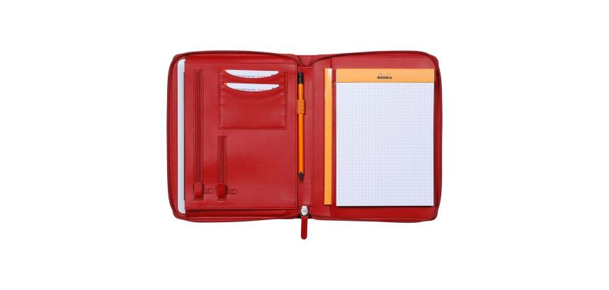 Rhodiarama petit conférencier pour bloc ou carnet format A5 - Coquelicot