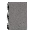 Carnet reliure intégrale à pochettes Age Bag A5 120 pages détachables ligné - Gris