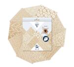 ORIGAMI, Pochette de 60 feuilles 70g/m2 3 formats - Kraft floral - Multicolore