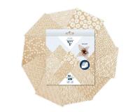 ORIGAMI, Pochette de 60 feuilles 70g/m2 3 formats - Kraft floral - Multicolore