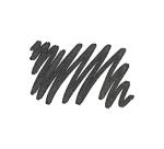 DARWI Marqueur Peinture Textile Pailletée Pointe Conique Fine 2mm - Noir