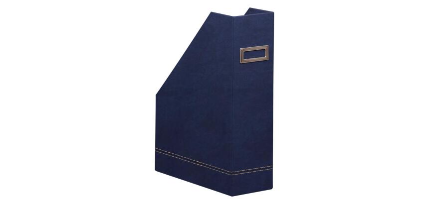 Rhodiarama Porte-revues, en similicuir, 10 x 25 x 31 cm