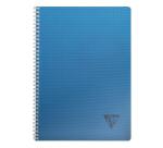 Cahier reliure intégrale Linicolor INTENSIVE A4 100 pages grands carreaux couverture plastique polypropyène rainuré Couleur aléatoire - Assortis