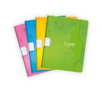 Cahier piqué 7000 17x22 cm 32 pages grands carreaux 70 g - Assortis