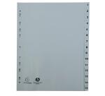 Separadores Separadores con pestañas impresas polipropileno 12/100º - Gris - Gris