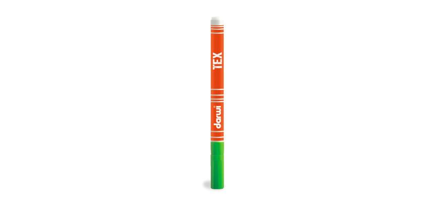DARWI Marqueur Peinture Textile Pointe Conique Fine 1mm - Vert prairie