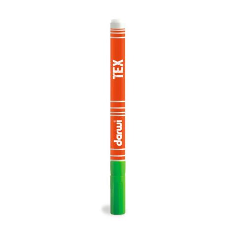 DARWI Marqueur Peinture Textile Pointe Conique Fine 1mm - Vert prairie
